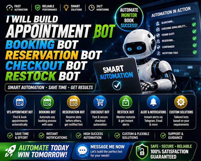 do make appointment bot booking bot resy bot reservation bot uk driving test bot