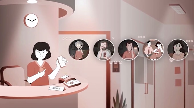 create healthcare saas explainer video, medical software animation demo