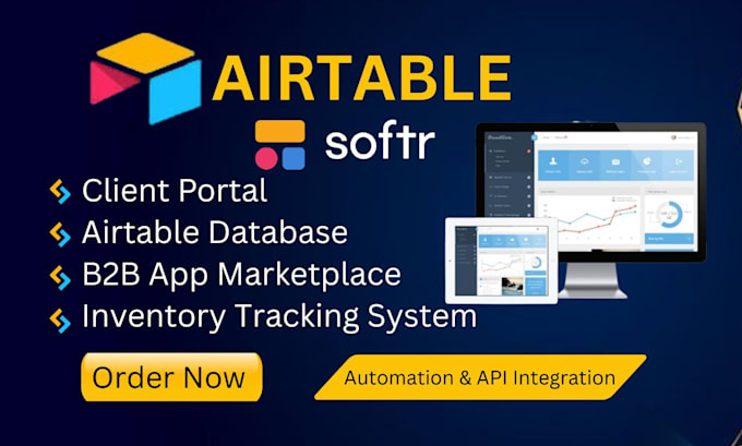 be your airtable and softr expert for database and automation