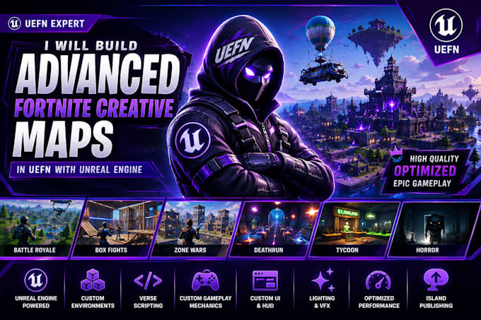build advanced fortnite creative maps in uefn with unreal engine
