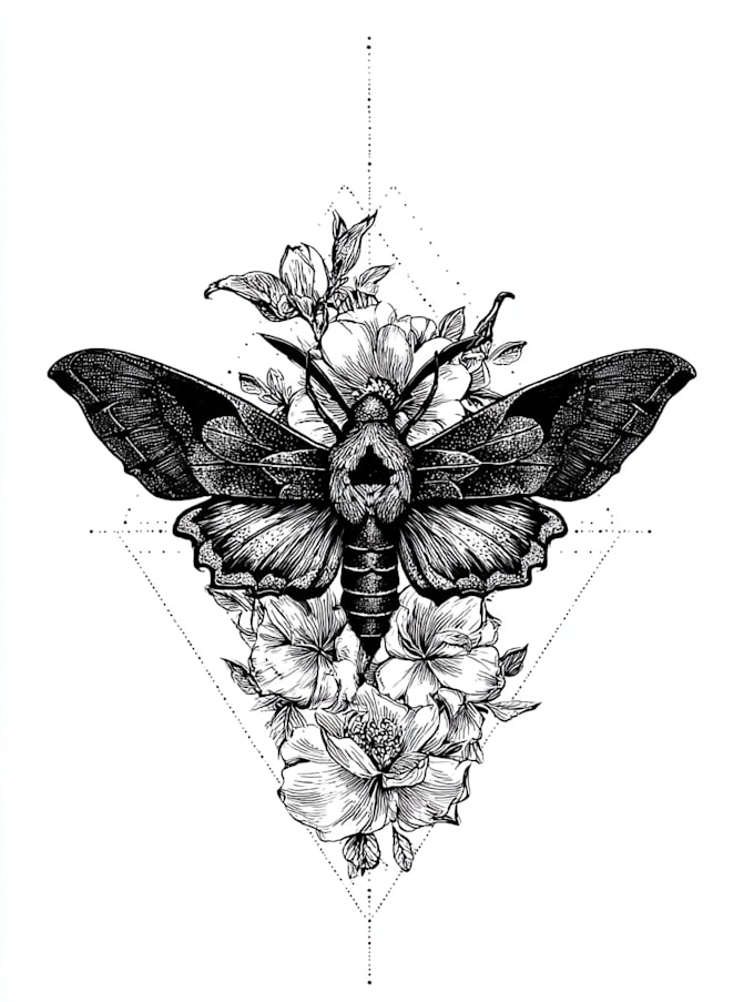 design professional tattoo and custom tattoo