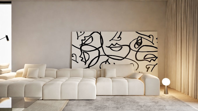design 3d interior animation and interactive render