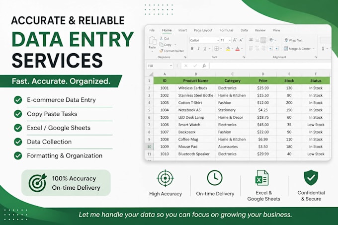 do accurate ecommerce data entry