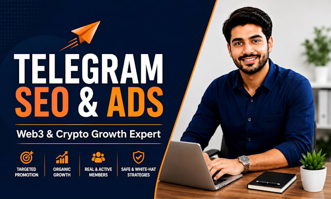 do web3 and crypto telegram SEO, ads, bot setup, and community growth