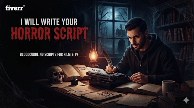 write gripping true and fictional horror scripts for youtube