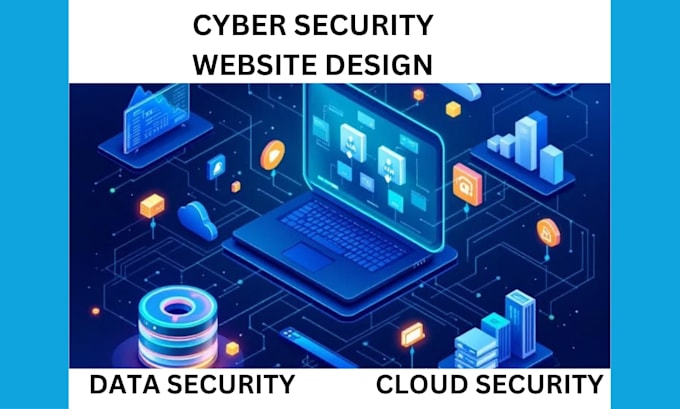 design cybersecurity website cyber security data security cloud security
