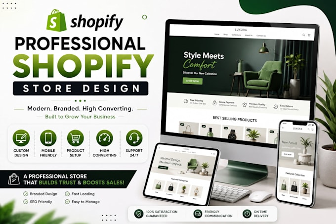build your branded shopify store and redesign