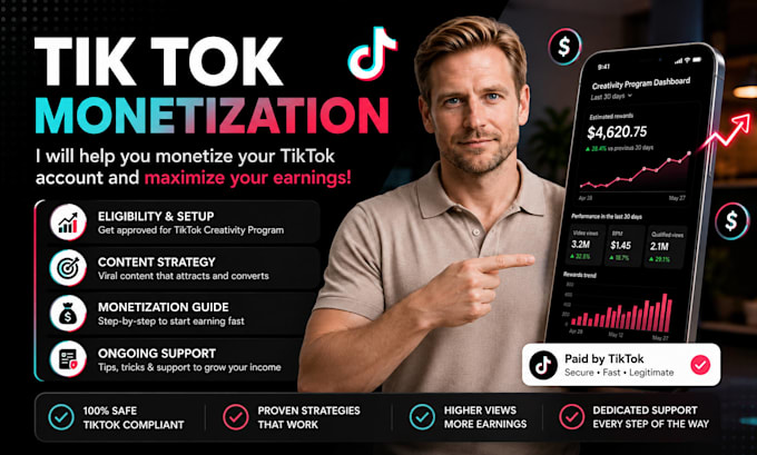 do tiktok monetization, tiktok promotion and tiktok growth
