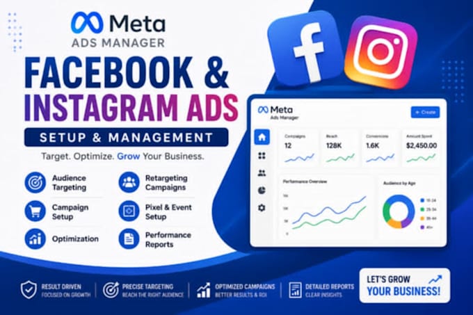 be your facebook and instagram ads manager