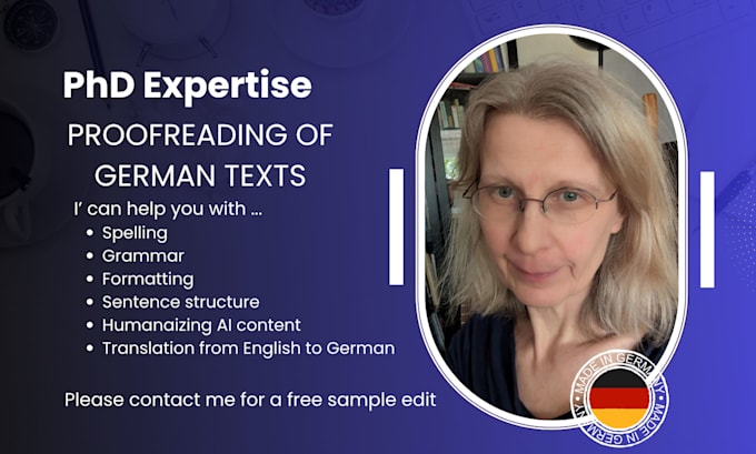 evaluate ai generated german content