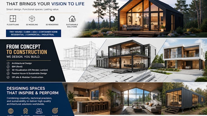 design tiny house small house cabin container house and 3d model