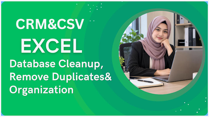 do CRM, CSV, and excel database cleanup and deduplication