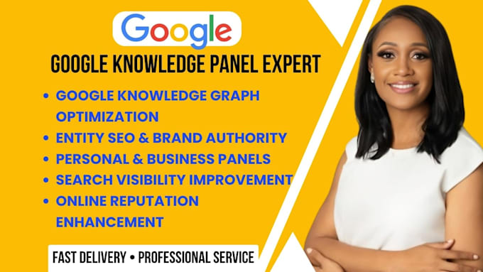 create google knowledge panel, knowledge graph, local SEO and brand authority