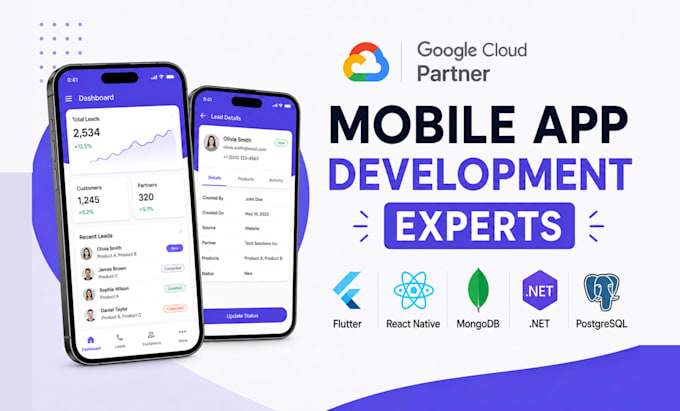 develop a flutter mobile app with asp dot net core backend