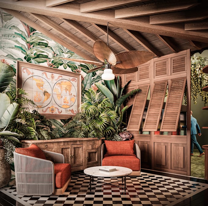 create stunning arch 3d renders for interiors and exteriors