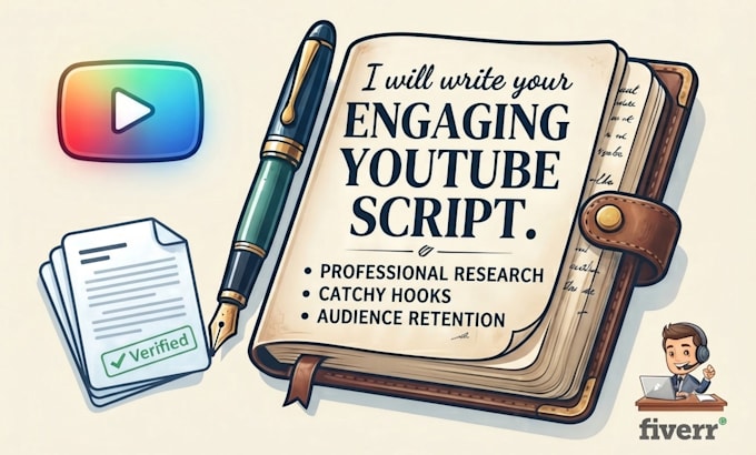 write engaging youtube video scripts