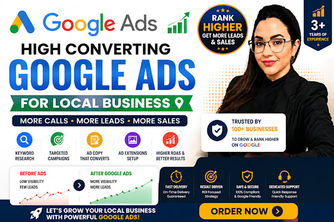 set up google ads campaign for local business