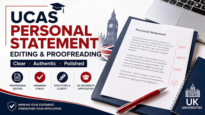 edit and proofread your ucas personal statement