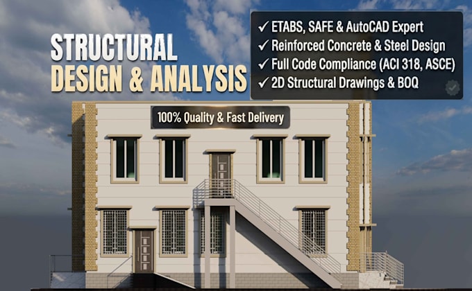 do structural design, analysis, by bim, etabs and autocad