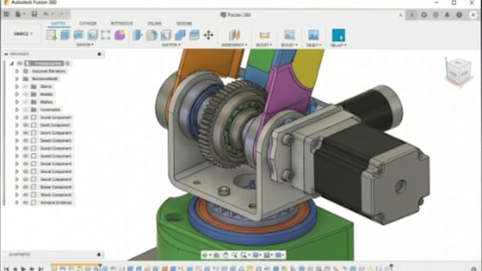 create fusion 360 cad models, engineering and mechanical designs