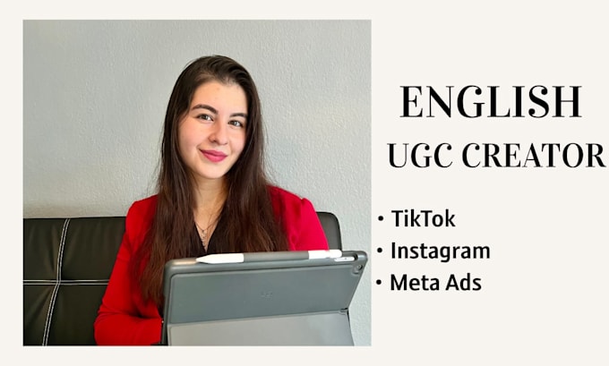 create authentic english ugc videos
