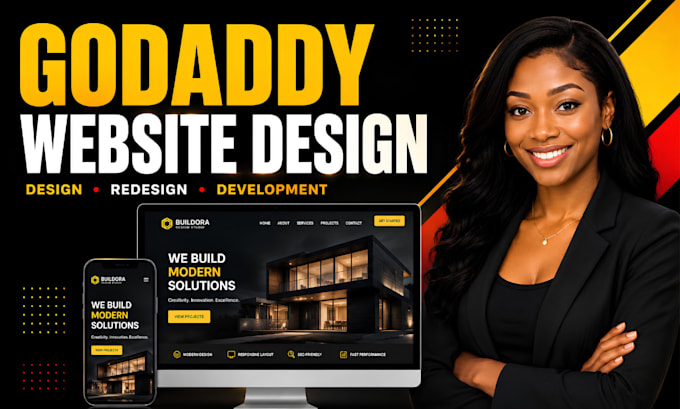 godaddy website design godaddy website redesign, develop godaddy website