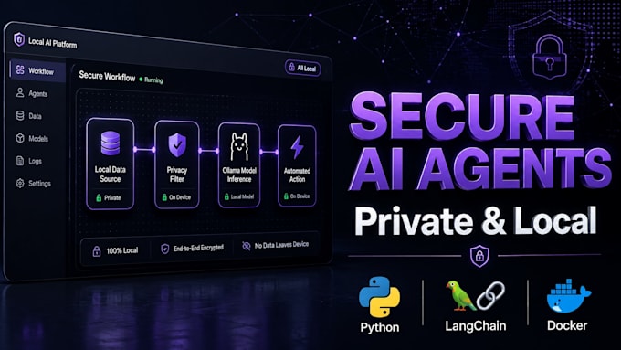 build custom ai agents using python and local llms