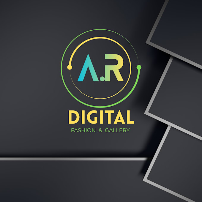 design luxury fashion logo with brand mockup