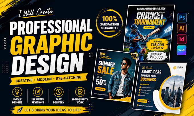 youtube thambnail graphic design