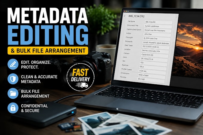 professionally edit or remove metadata for audio, video, documents and image