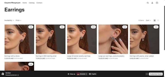 create shopify pages, design and optimize them, and fix bugs