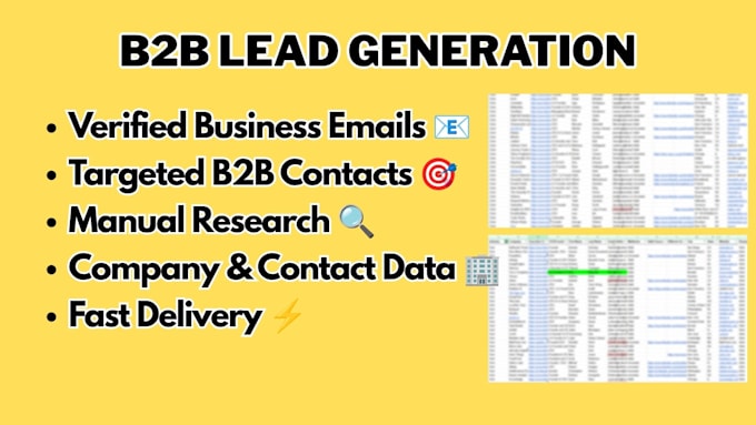 generate targeted b2b leads with verified emails