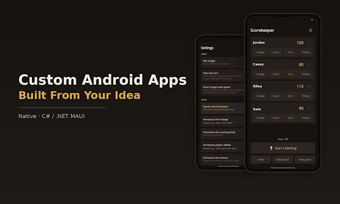 build a simple custom android app for your idea