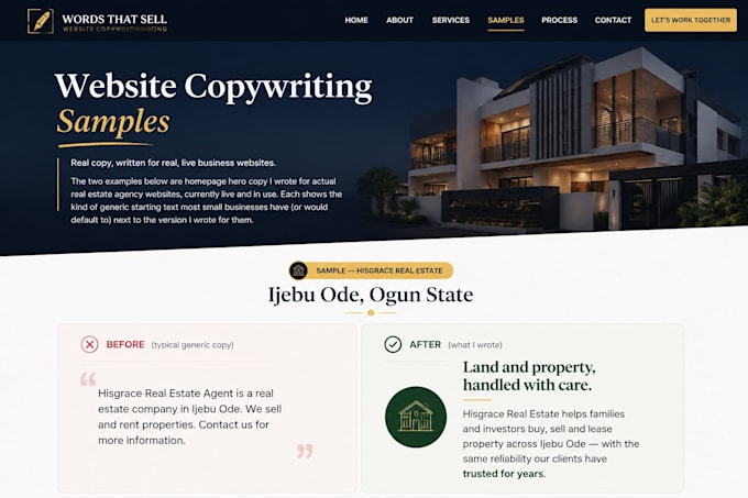 write SEO friendly website copy for your business