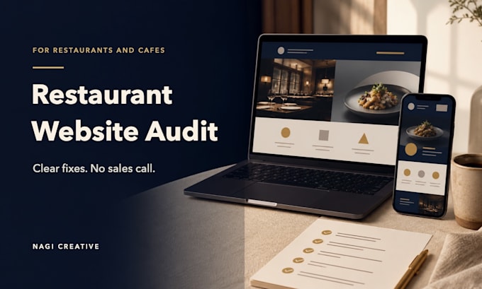 audit your restaurant or cafe website