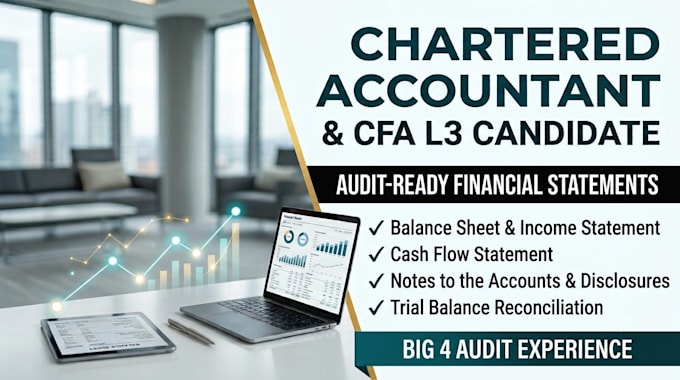 prepare balance sheet, profit and loss, cash flow statement