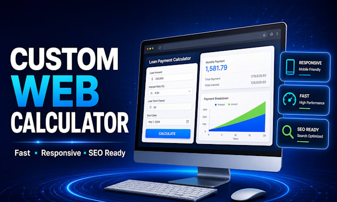 build a custom web calculator or interactive too