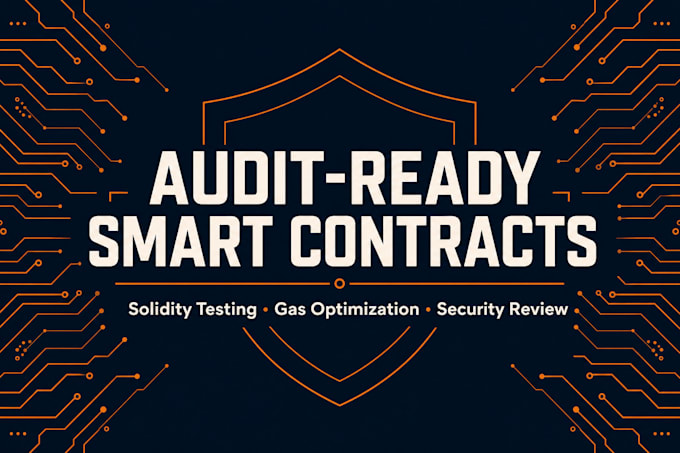 test and optimize your solidity smart contract for audit