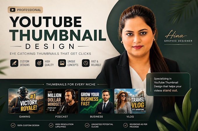design eye catching thumbnails that get clicks