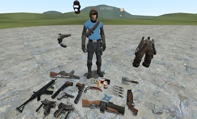 create garrys mod fivem dayz rust scum custom weapons maps playermodel ai
