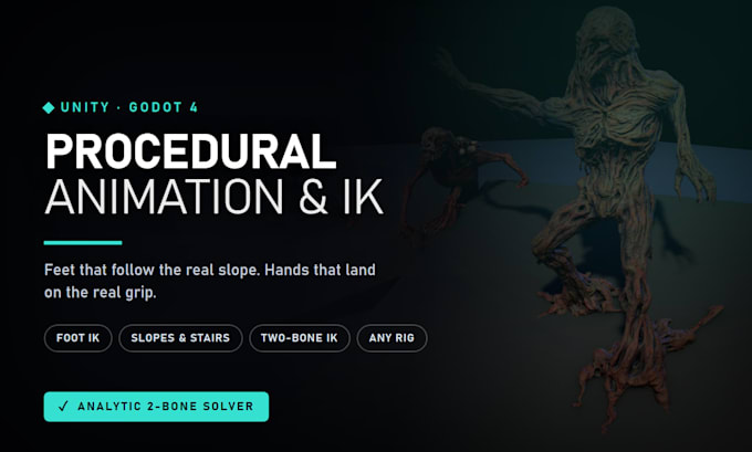 create procedural animation and inverse kinematics