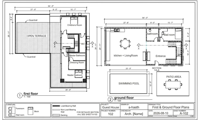 create 2d floor plans and architectural drawings in revit