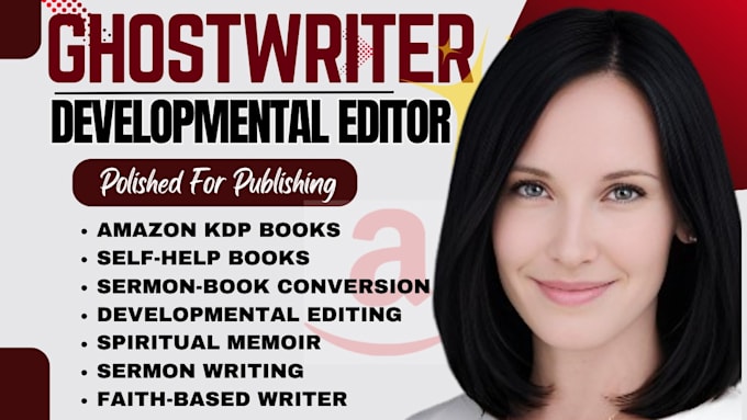 christian book editor, sermon, self help ghostwriter ghostwrite spiritual memoir
