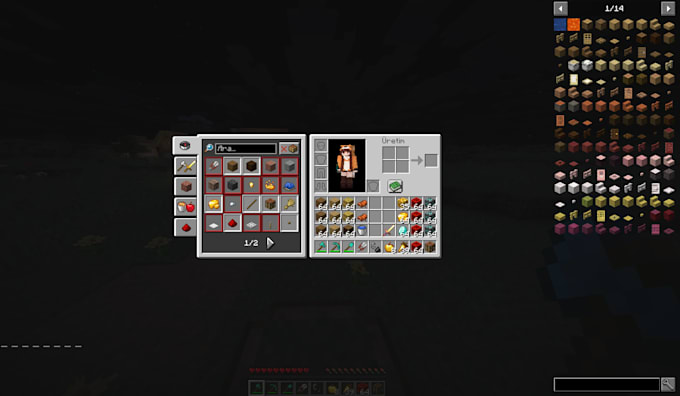 collect any items, resources, and blocks in minecraft