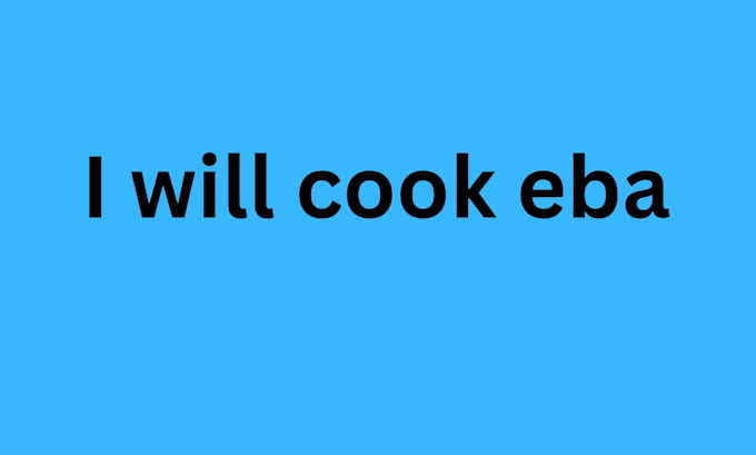 teach you how to do eba