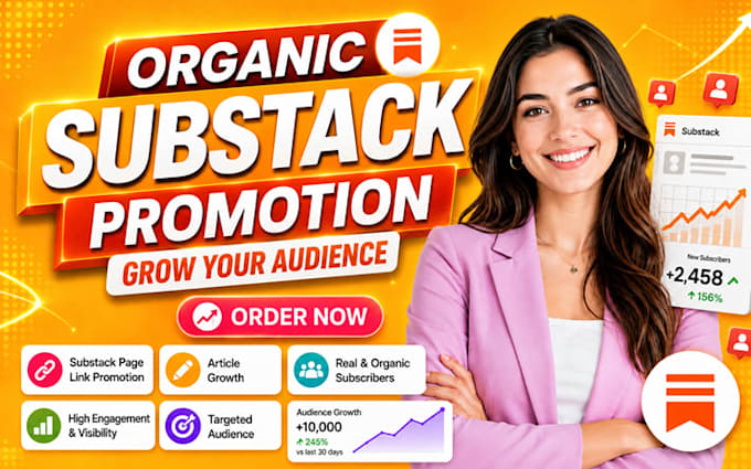 organic substack page link promotion, substack article growth boost subscribers