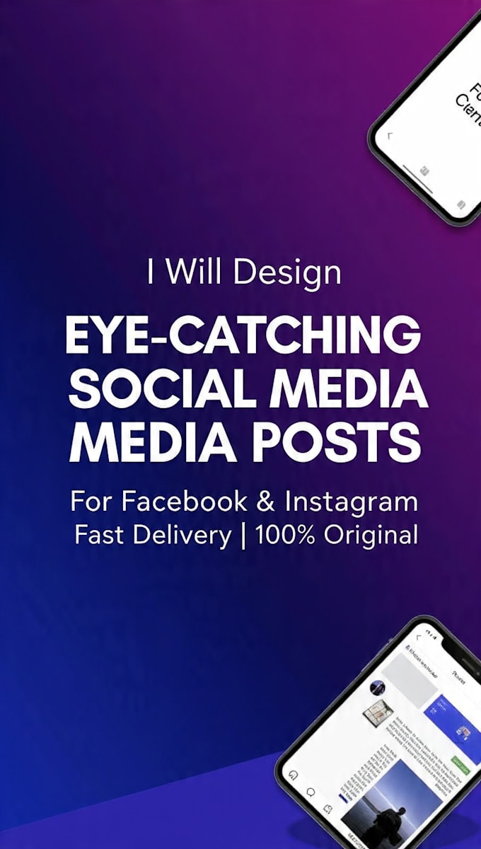 design instagram posts and stories for brand and business