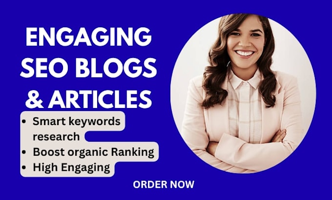 write engaging SEO smart blogs and article writing
