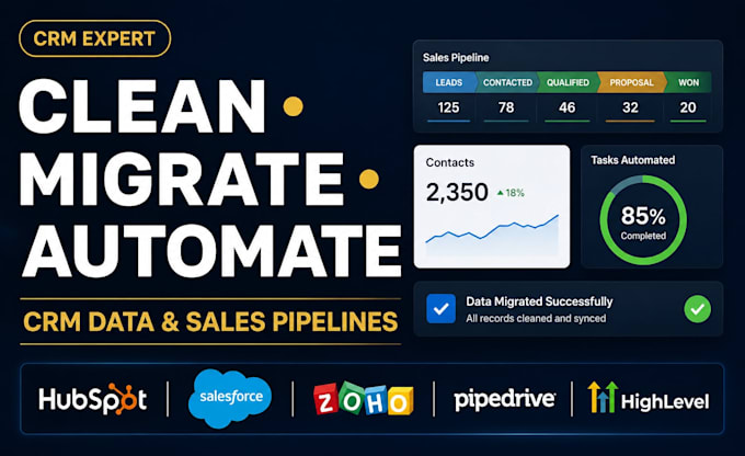 clean up migrate and automate your CRM pipeline