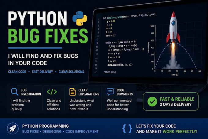 write simple python scripts, fix bugs, and automate tasks